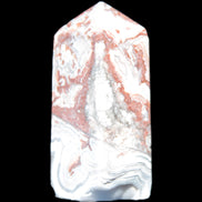 Crazy Lace Agate wand from Mexico 60mm 69g in sunlight - Rocks and Things Store