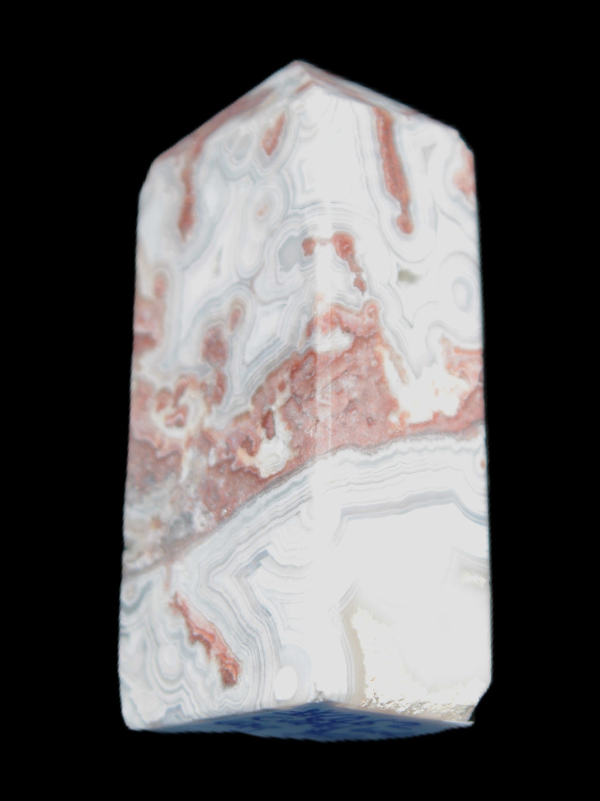 Crazy Lace Agate wand from Mexico 60mm 69g Rocks and Things Store