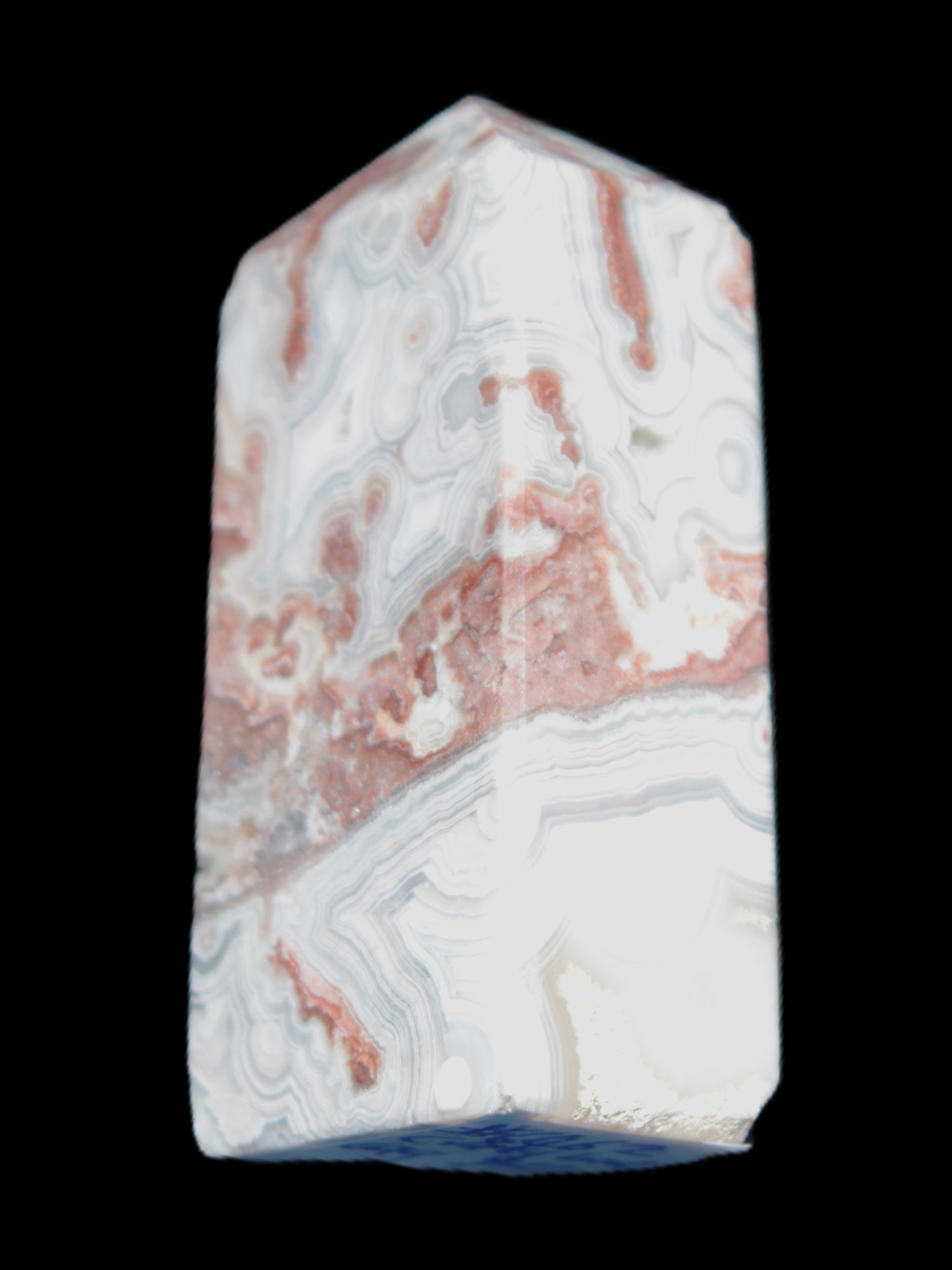 Crazy Lace Agate wand from Mexico 60mm 69g Rocks and Things Store