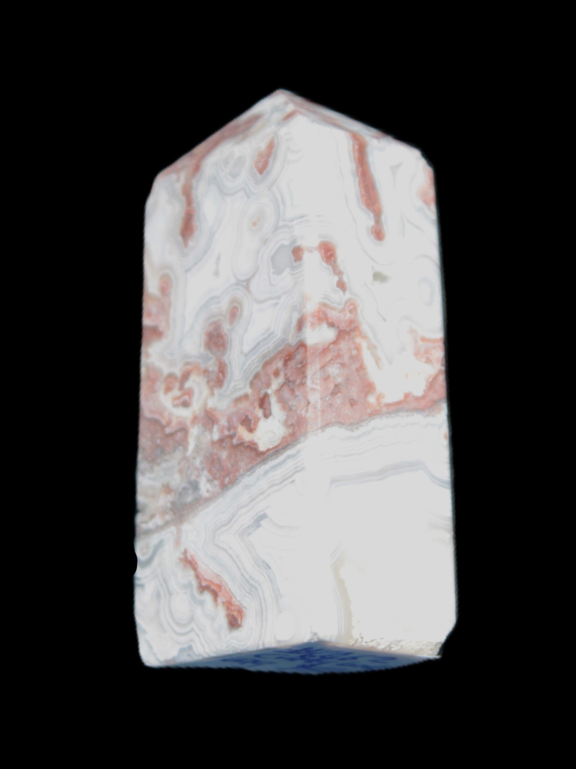 Crazy Lace Agate wand from Mexico 60mm 69g Rocks and Things Store