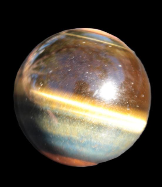Blue Tigers Eye sphere 37mm 74g Rocks and Things Store