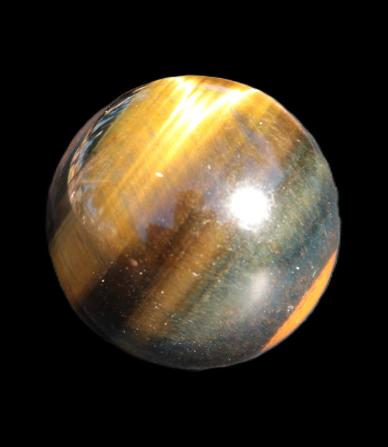 Blue Tigers Eye sphere 37mm 74g Rocks and Things Store