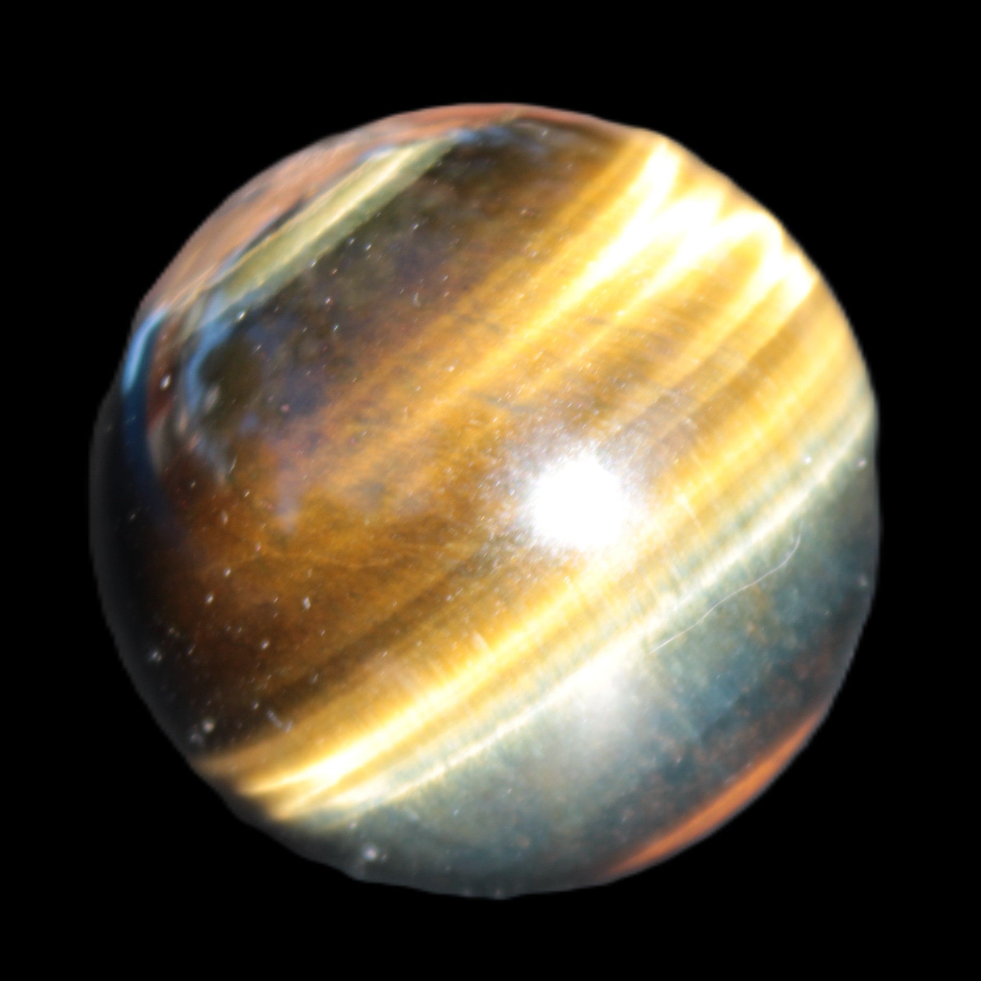 Blue Tigers Eye sphere 37mm 74g Rocks and Things Store