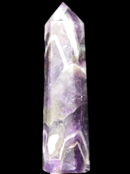 Chevron Amethyst wand 86*22mm 69.4g Rocks and Things Store