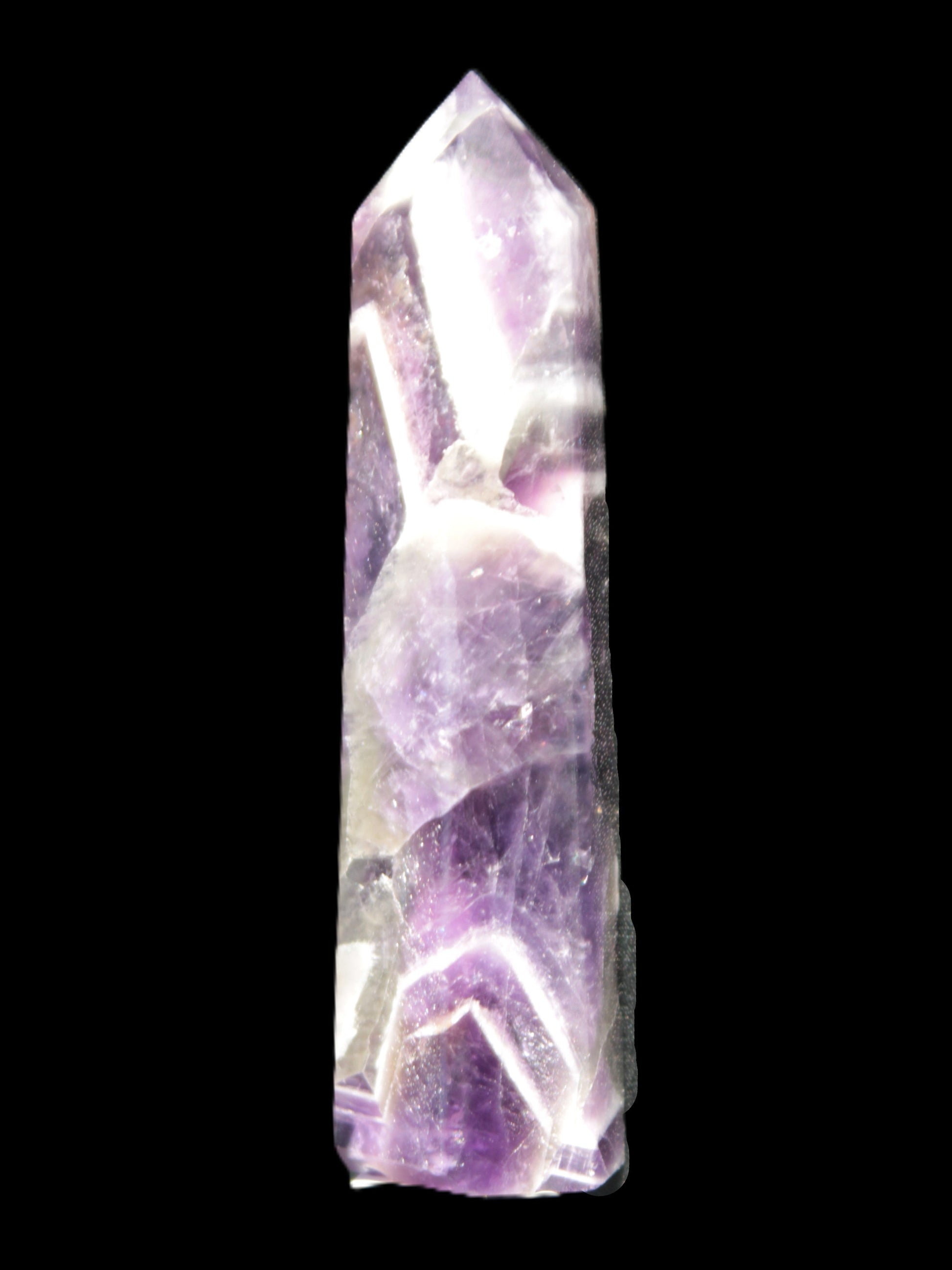 Chevron Amethyst wand 86*22mm 69.4g Rocks and Things Store