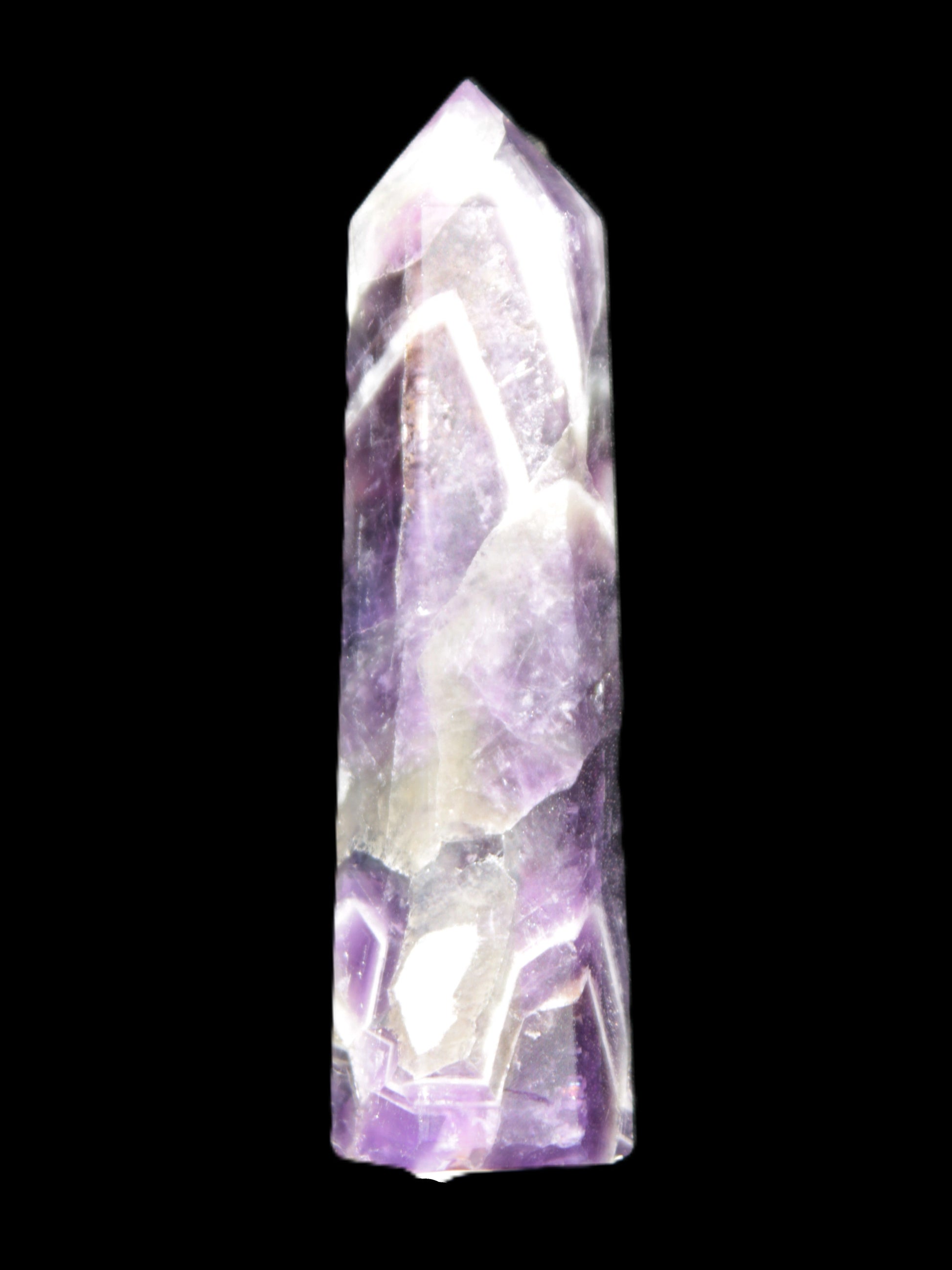 Chevron Amethyst wand 86*22mm 69.4g Rocks and Things Store