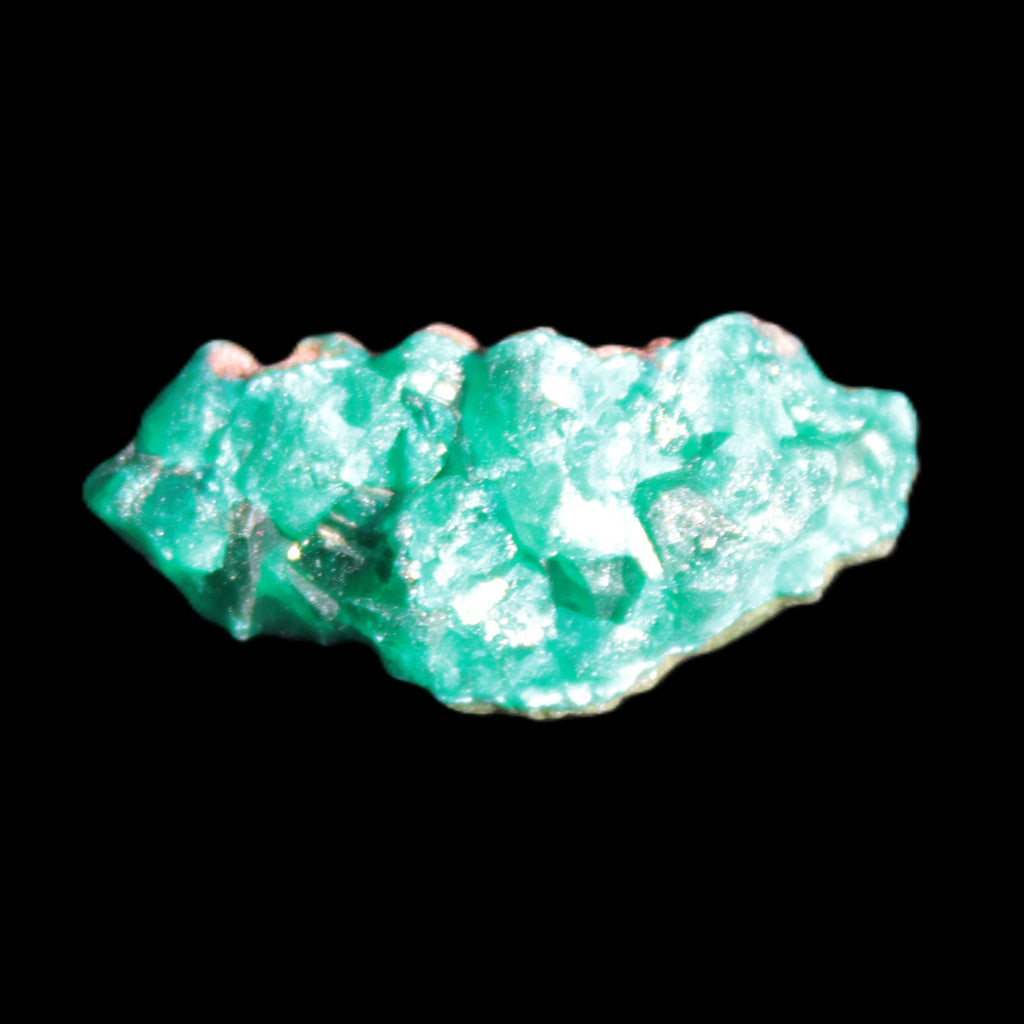 Green Dioptase specimen from the Congo 30*6*14mm 35ct 7.0g in broad sunshine - Rocks and Things Store