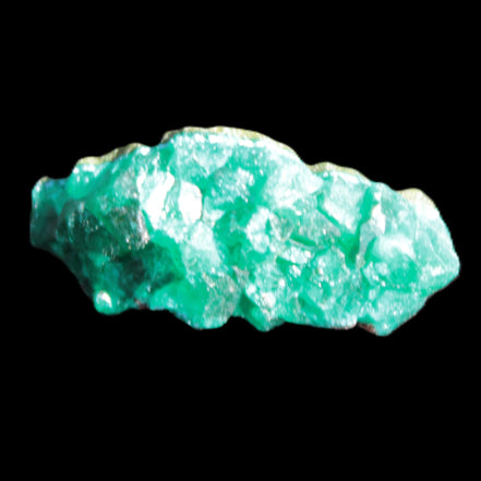 Green Dioptase specimen from the Congo 30*6*14mm 35ct 7.0g in broad sunshine - Rocks and Things Store