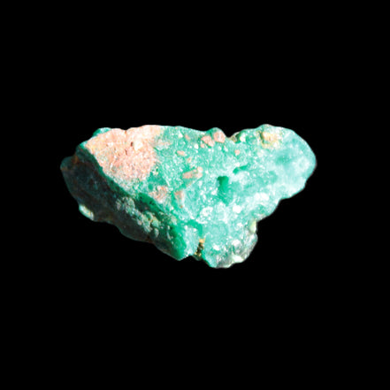 Green Dioptase specimen from the Congo 29*12*14mm 38ct 7.6g in bright sunshine - Rocks and Things Store