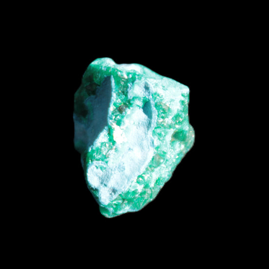 Green Dioptase specimen from the Congo 5g in sunlight - Rocks and Things Store