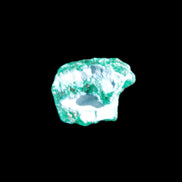 Green Dioptase specimen from the Congo 18*14*15mm 26ct 5.3g in bright sunshine - Rocks and Things Store