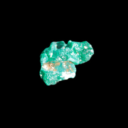 Green Dioptase specimen from the Congo 24*58*18mm 25ct 5.0g in bright sunshine -  Rocks and Things Store