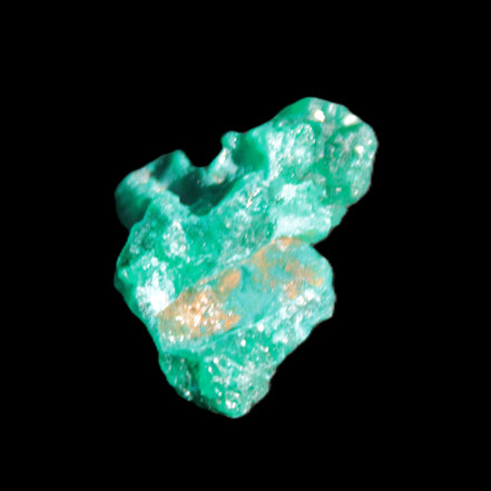 Green Dioptase specimen from the Congo 24*58*18mm 25ct 5.0g in bright sunshine - Rocks and Things Store