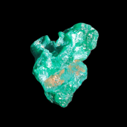 Green Dioptase specimen from the Congo 24*58*18mm 25ct 5.0g in bright sunshine - Rocks and Things Store