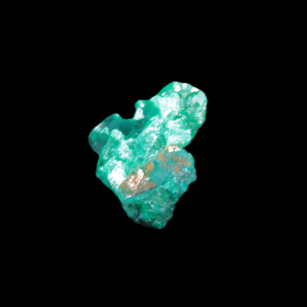 Green Dioptase specimen from the Congo 24*58*18mm 25ct 5.0g in bright sunshine - Rocks and Things Store