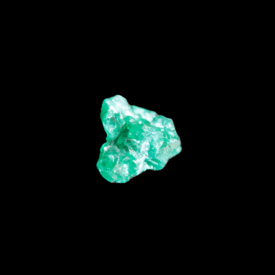 Green Dioptase specimen from the Congo 2-3g in sunlight - Rocks and Things Store