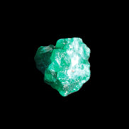 Green Dioptase specimen from the Congo 13*12*12mm 12.5ct 2.4g in bright sunshine - Rocks and Things Store