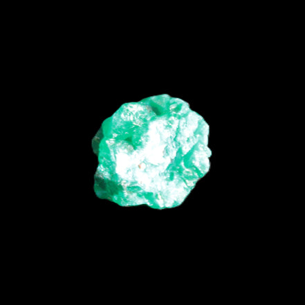 Green Dioptase specimen from the Congo 13*12*12mm 12.5ct 2.4g in bright sunshine - Rocks and Things Store