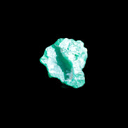 Green Dioptase specimen from the Congo 13*12*12mm 12.5ct 2.4g in bright sunshine - Rocks and Things Store