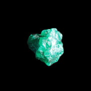 Green Dioptase specimen from the Congo 13*12*12mm 12.5ct 2.4g in bright sunshine - Rocks and Things Store