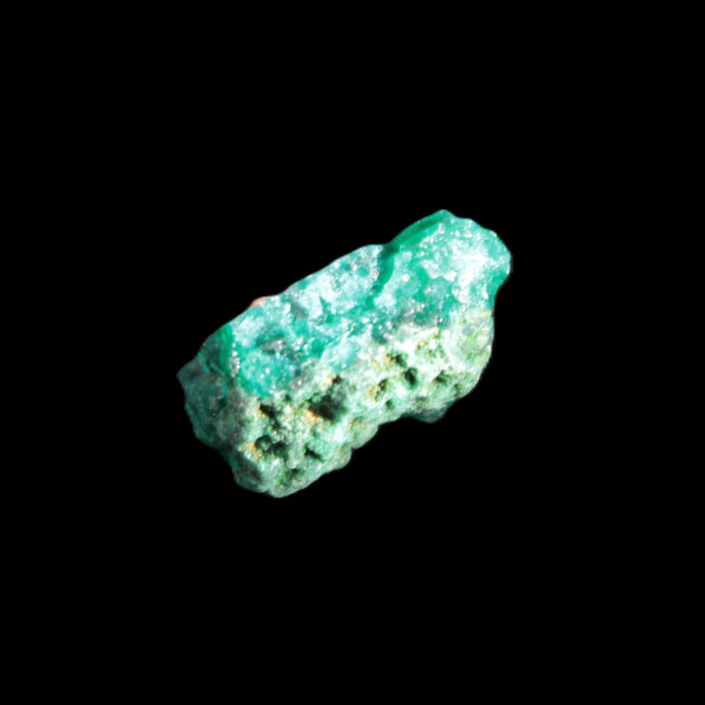 Green Dioptase specimen from the Congo 2-3g in sunlight - Rocks and Things Store