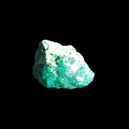 Green Dioptase specimen from the Congo 18*8*8mm 18ct 3.6g in bright sunshine - Rocks and Things Store