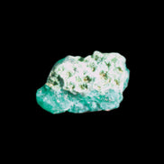 Green Dioptase specimen from the Congo 18*8*8mm 18ct 3.6g in bright sunshine - Rocks and Things Store