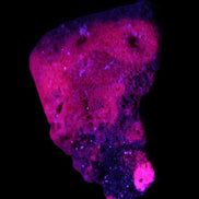 Ruby UV reactive cluster 50*39*11mm 52g Rocks and Things Store