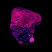 Ruby UV reactive cluster 50*39*11mm 52g Rocks and Things Store