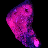 Ruby UV reactive cluster 50*39*11mm 52g Rocks and Things Store