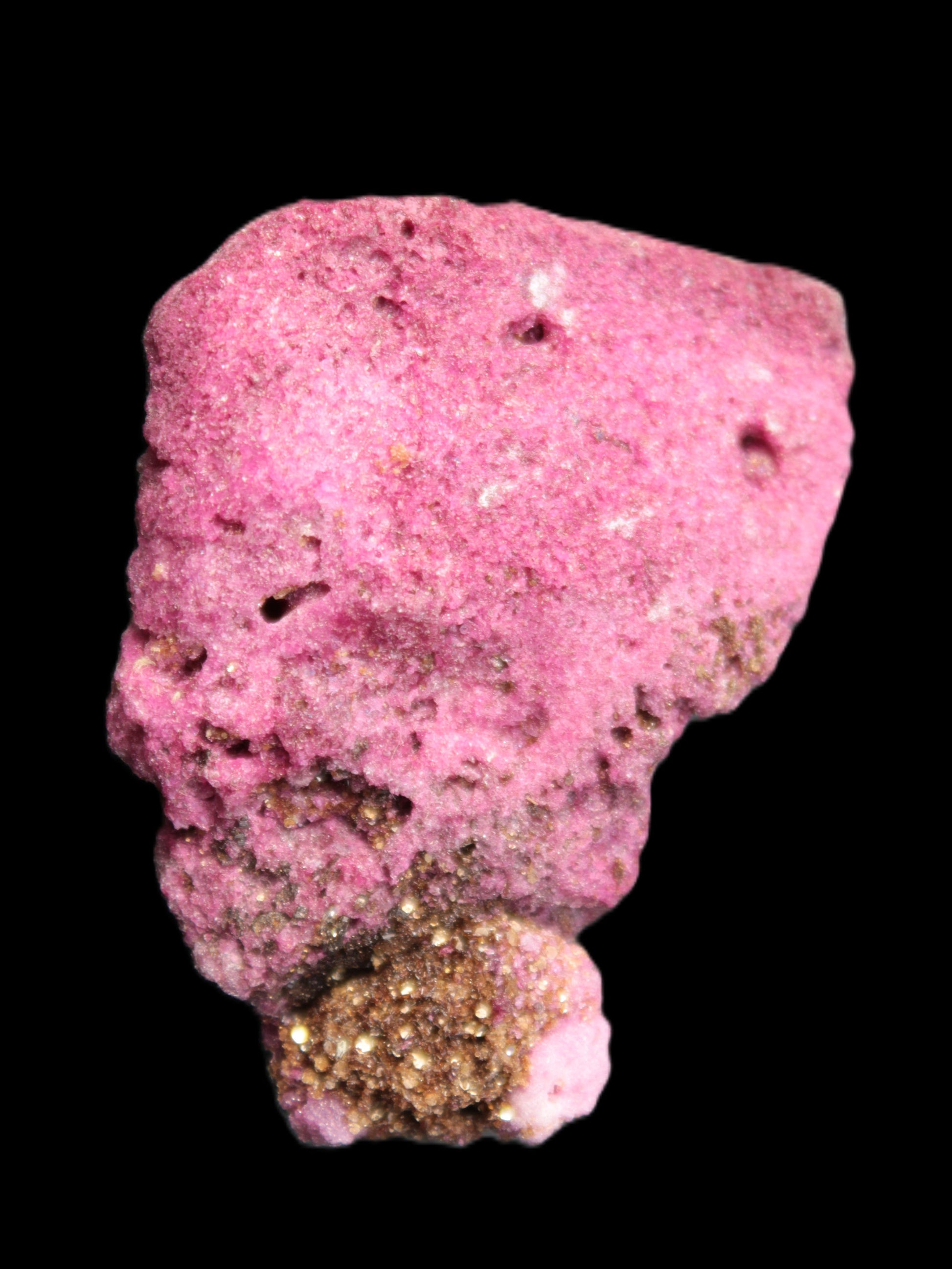 Ruby UV reactive cluster 50*39*11mm 52g in bright sunlight - Rocks and Things Store