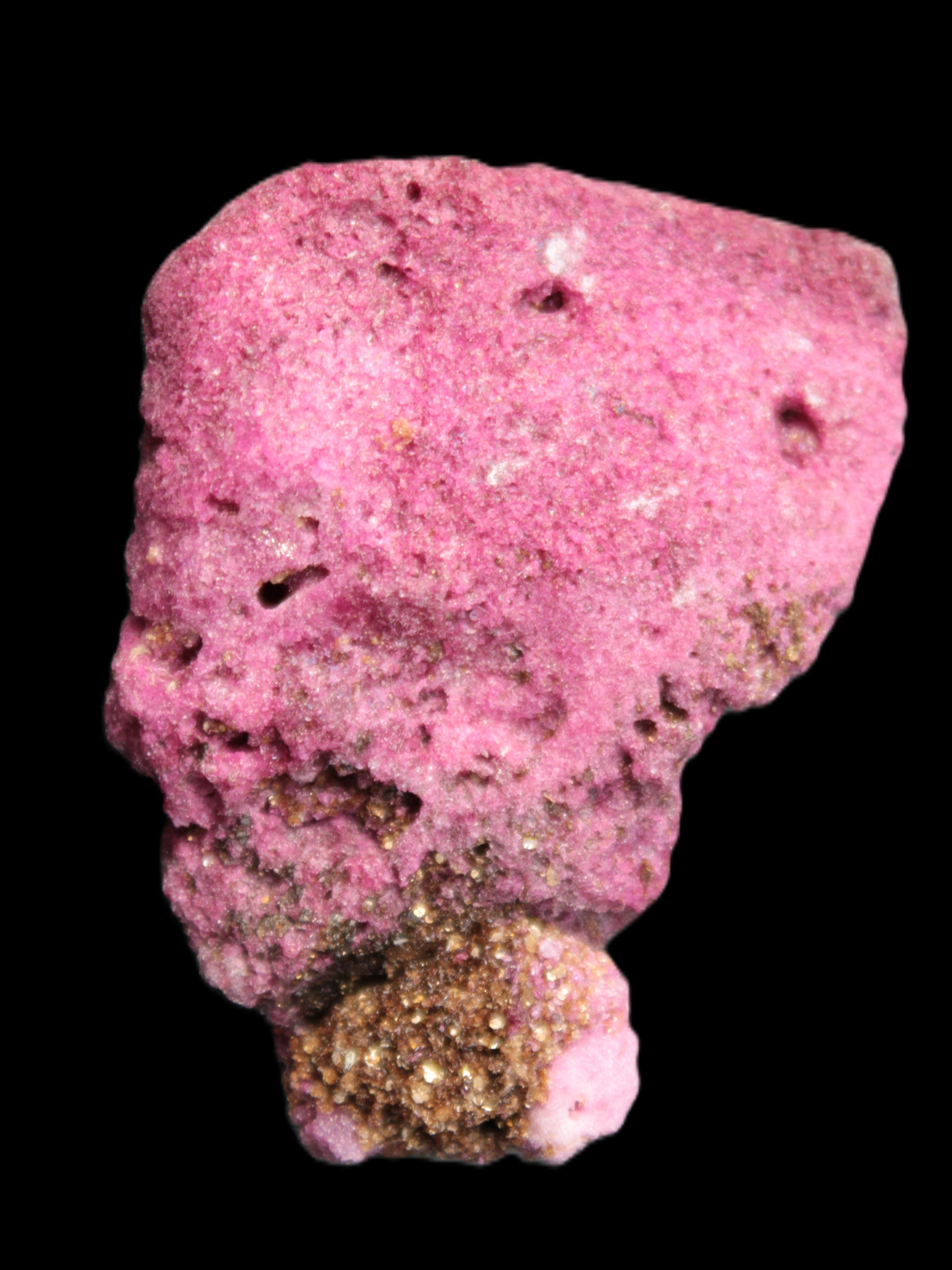 Ruby UV reactive cluster 50*39*11mm 52g in bright sunlight - Rocks and Things Store