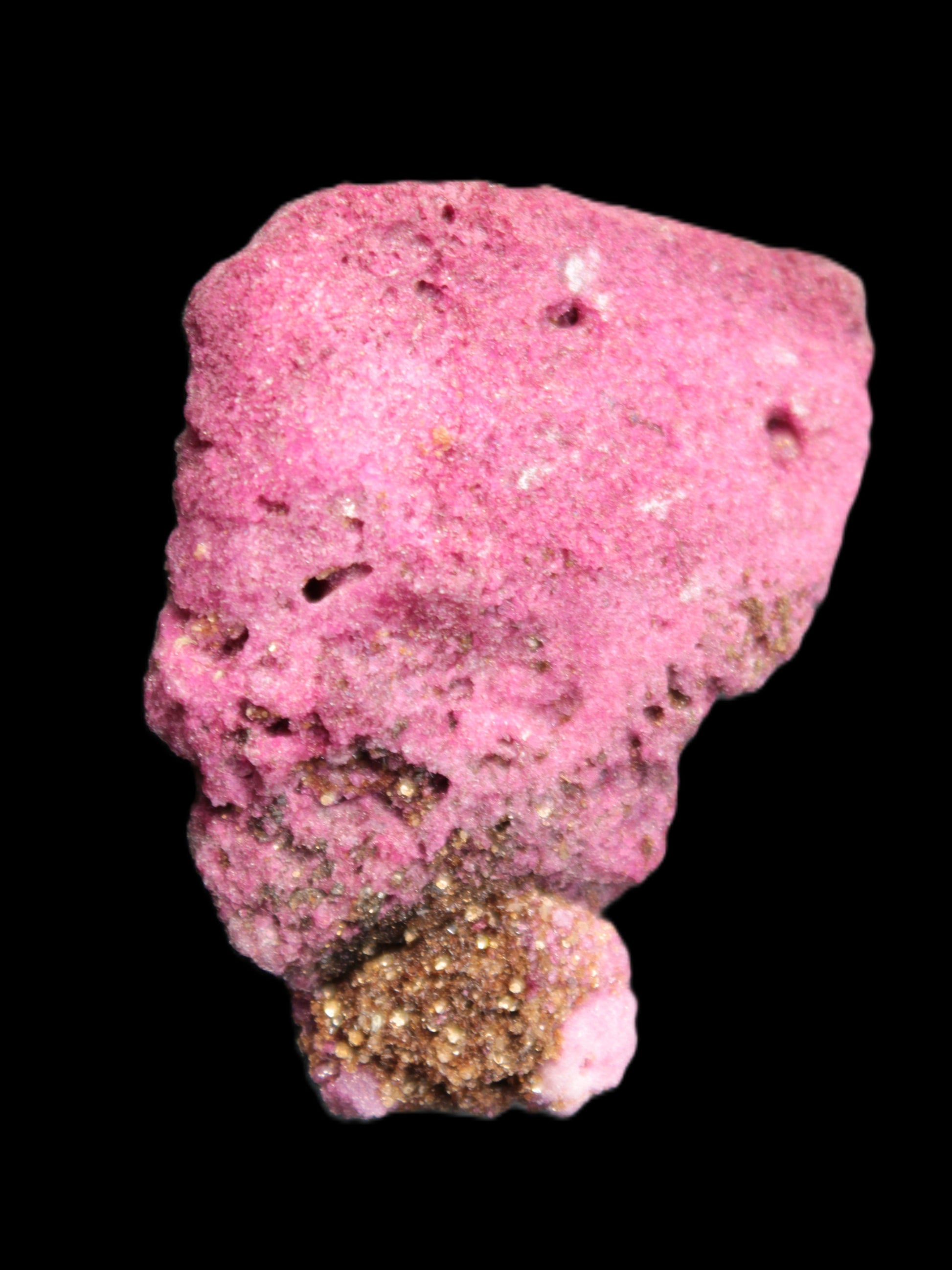 Ruby UV reactive cluster 50*39*11mm 52g in bright sunlight - Rocks and Things Store