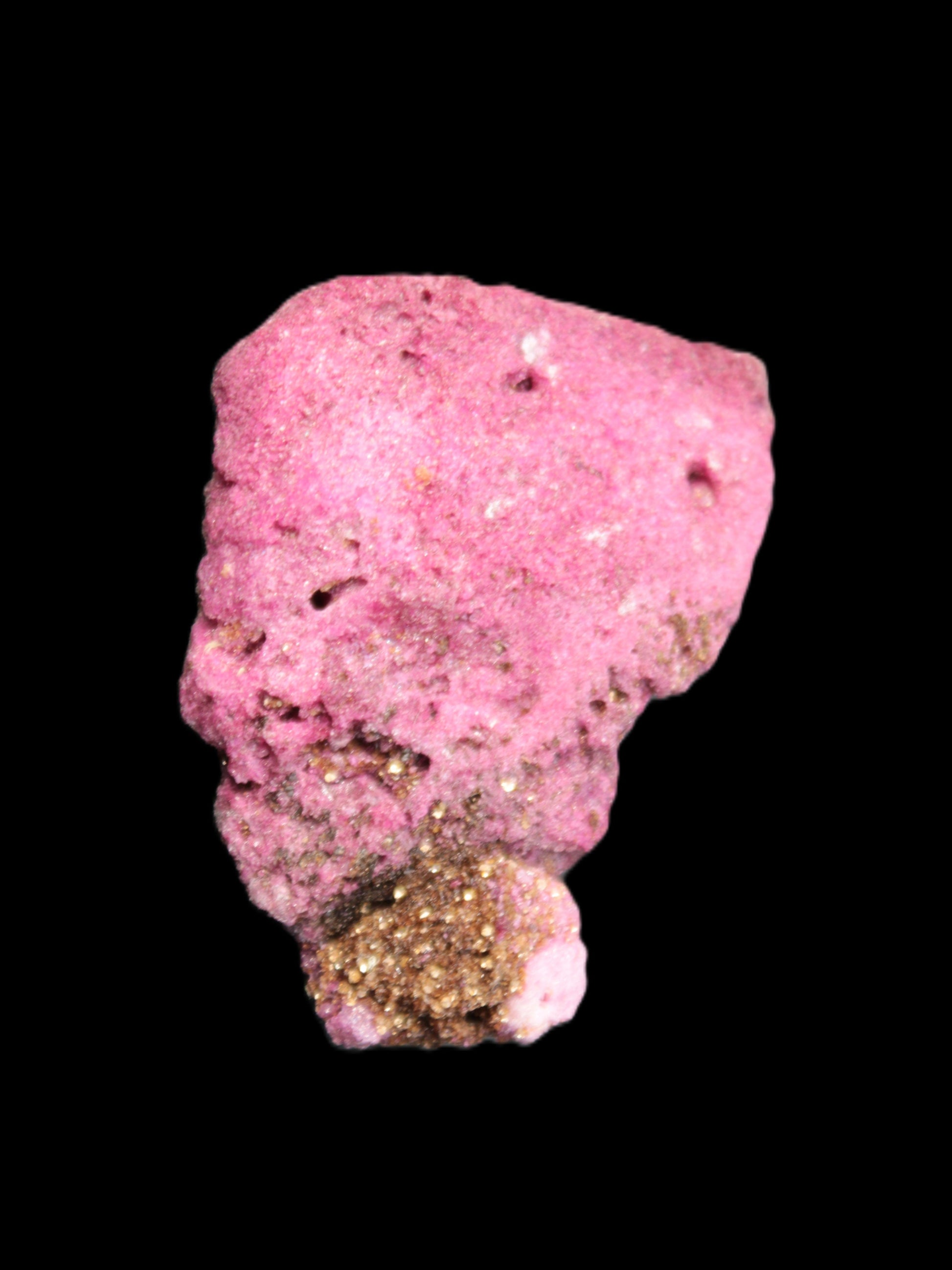 Ruby UV reactive cluster 50*39*11mm 52g in bright sunlight - Rocks and Things Store