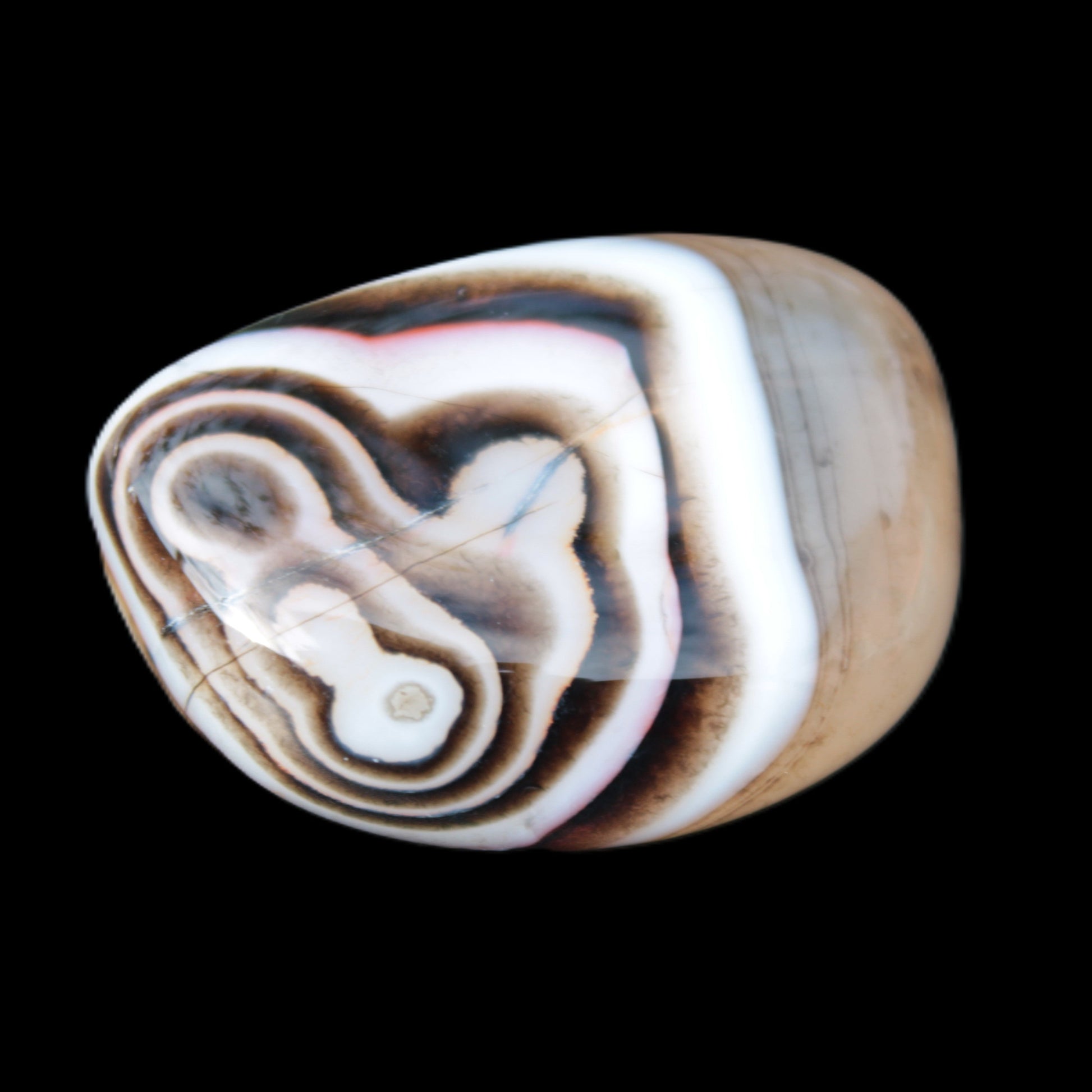 Banded Onyx Agate from Madagascar 58g - Rocks and Things Store