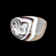 Banded Onyx Agate from Madagascar 58g - Rocks and Things Store