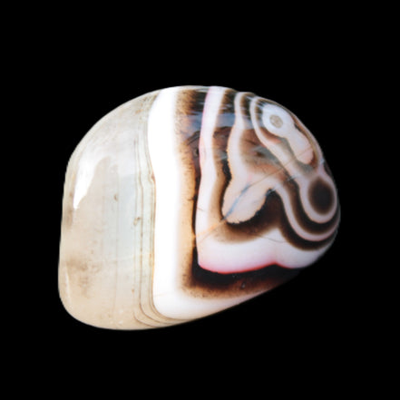 Banded Onyx Agate from Madagascar 58g - Rocks and Things Store