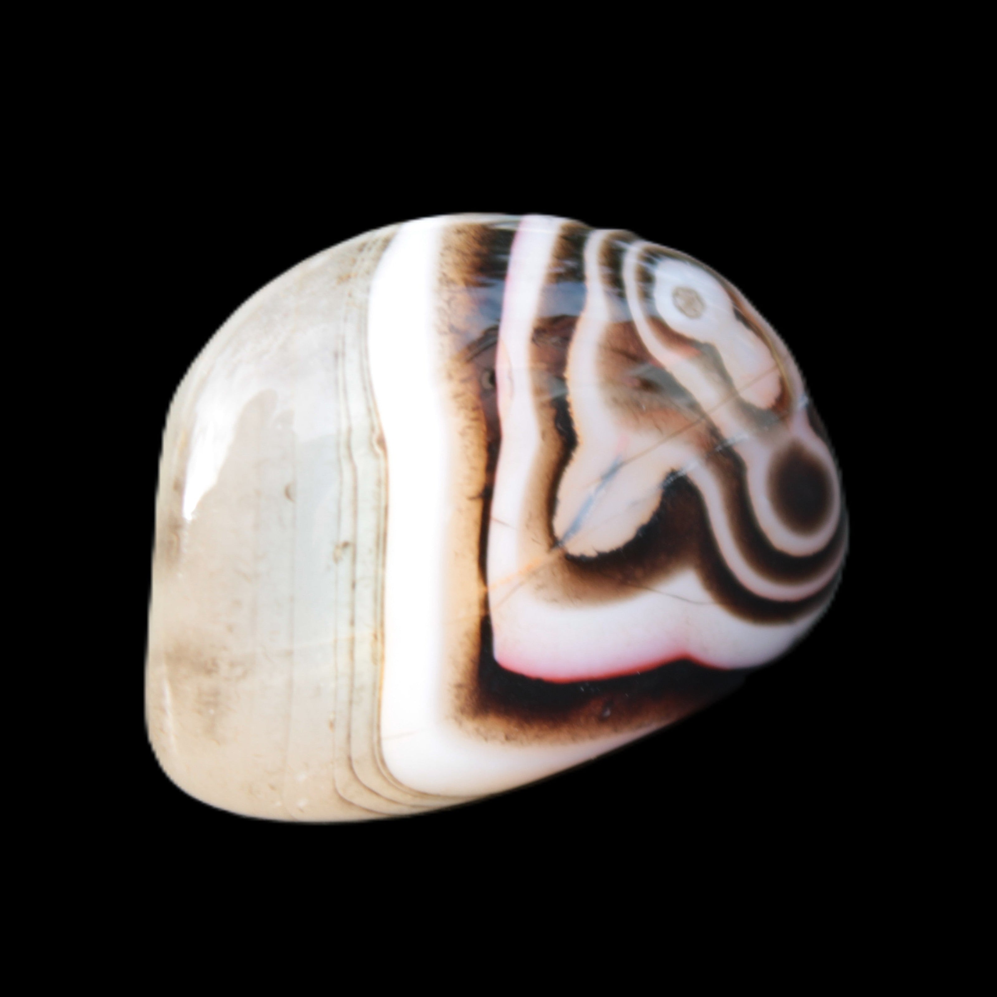 Banded Onyx Agate from Madagascar 58g - Rocks and Things Store
