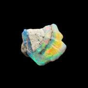 Black Opal from Ethiopia rough 14*13mm 6ct 1.2g Rocks and Things