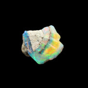 Black Opal from Ethiopia rough 14*13mm 6ct 1.2g Rocks and Things