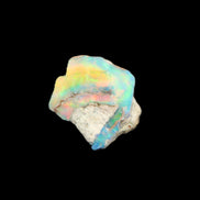 Black Opal from Ethiopia rough 14*13mm 6ct 1.2g Rocks and Things