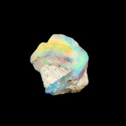 Black Opal from Ethiopia rough 14*13mm 6ct 1.2g Rocks and Things