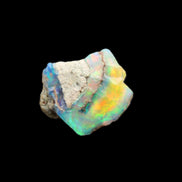 Black Opal from Ethiopia rough 14*13mm 6ct 1.2g Rocks and Things