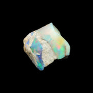 Black Opal from Ethiopia rough 14*13mm 6ct 1.2g Rocks and Things