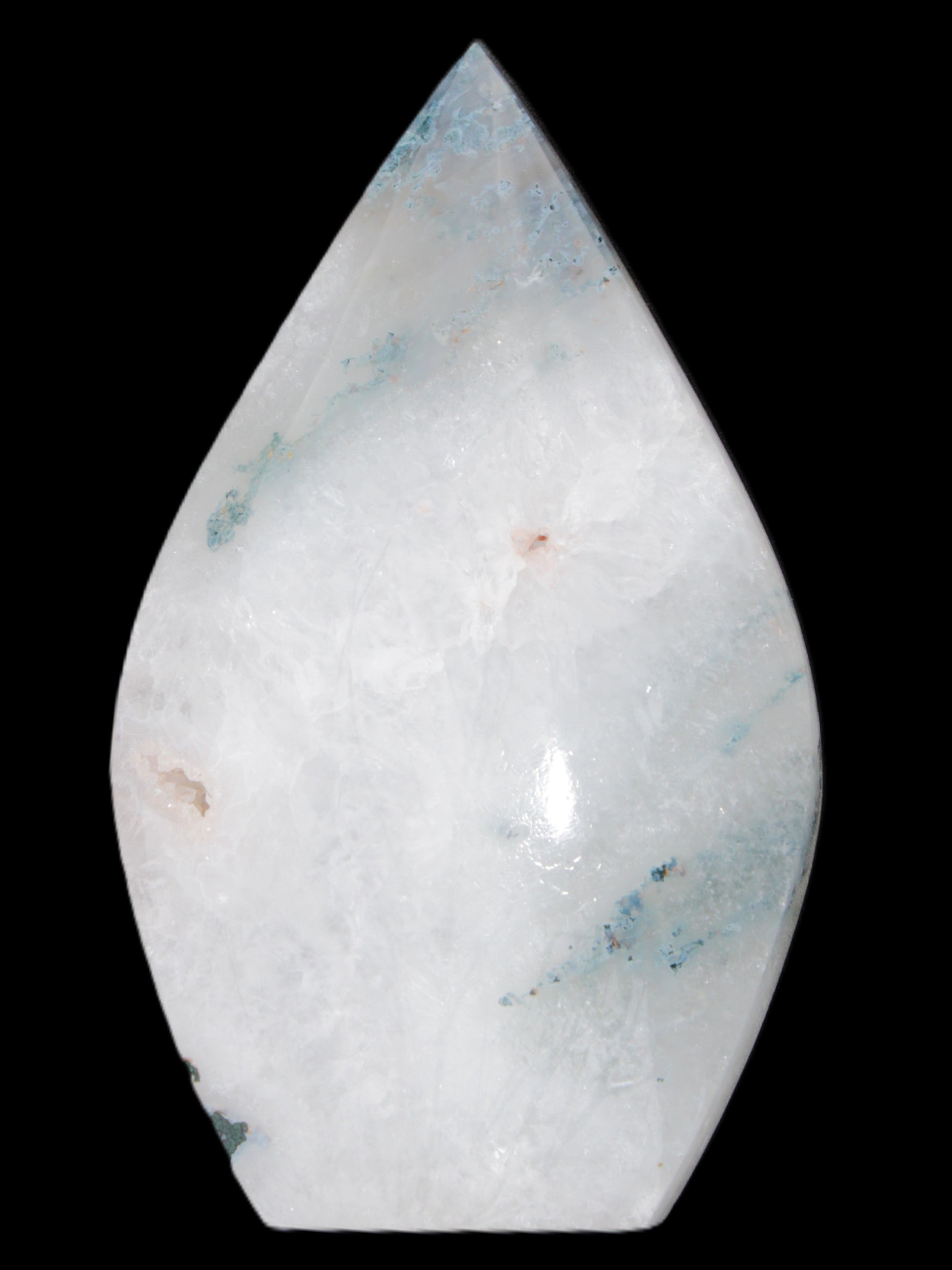 Ocean Grass Agate water drop 81*30*137mm 462g