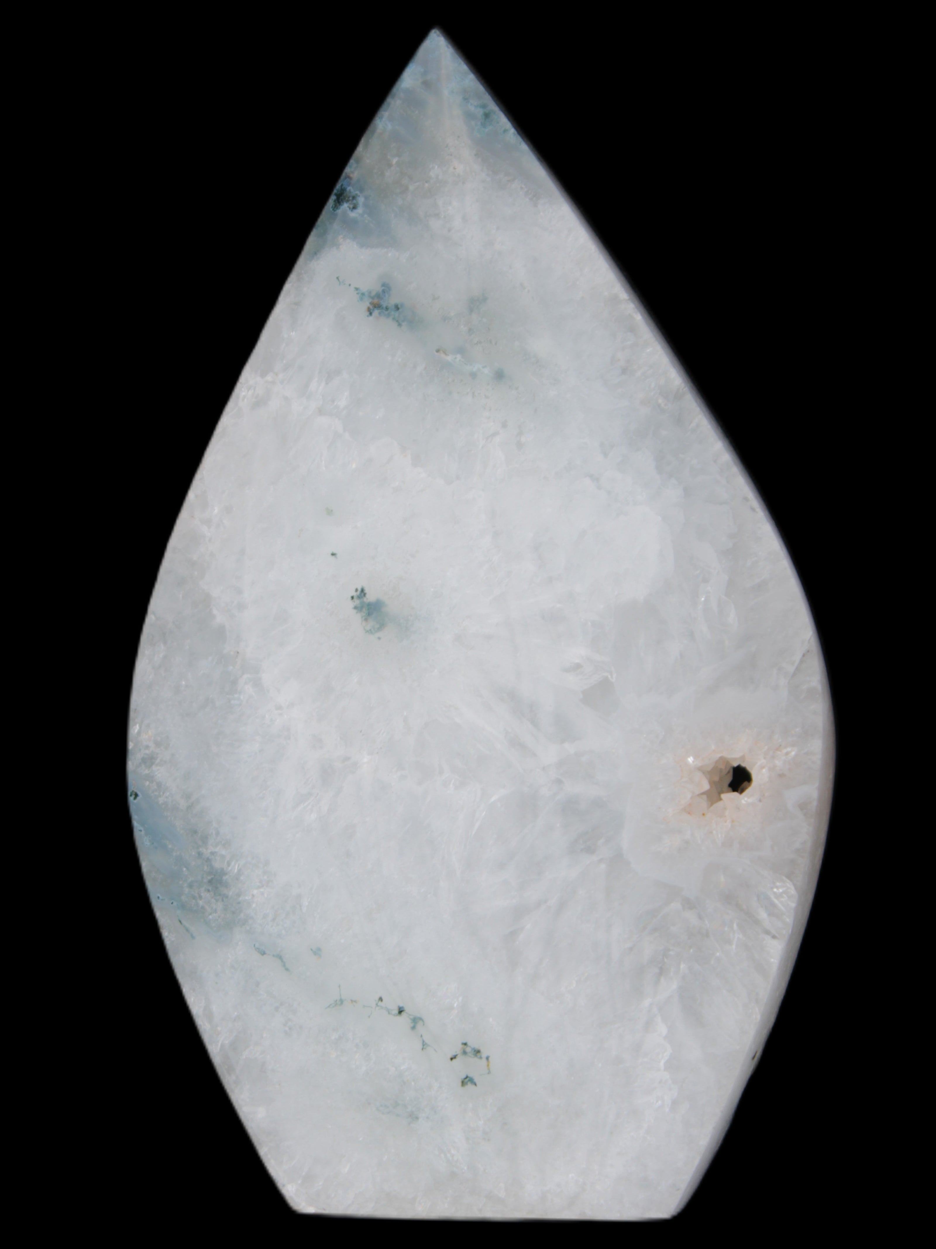 Ocean Grass Agate water drop 81*30*137mm 462g