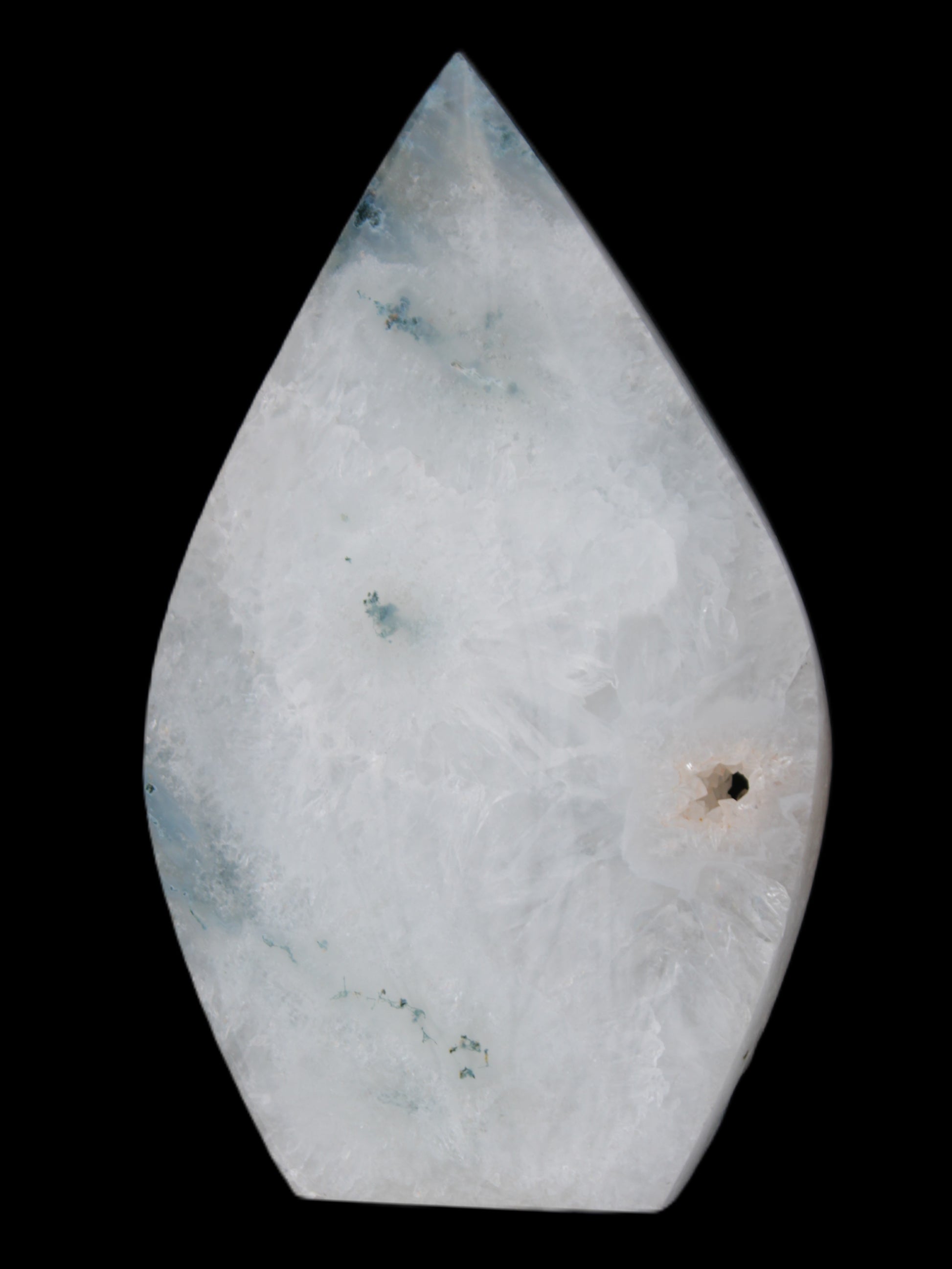 Ocean Grass Agate water drop 81*30*137mm 462g