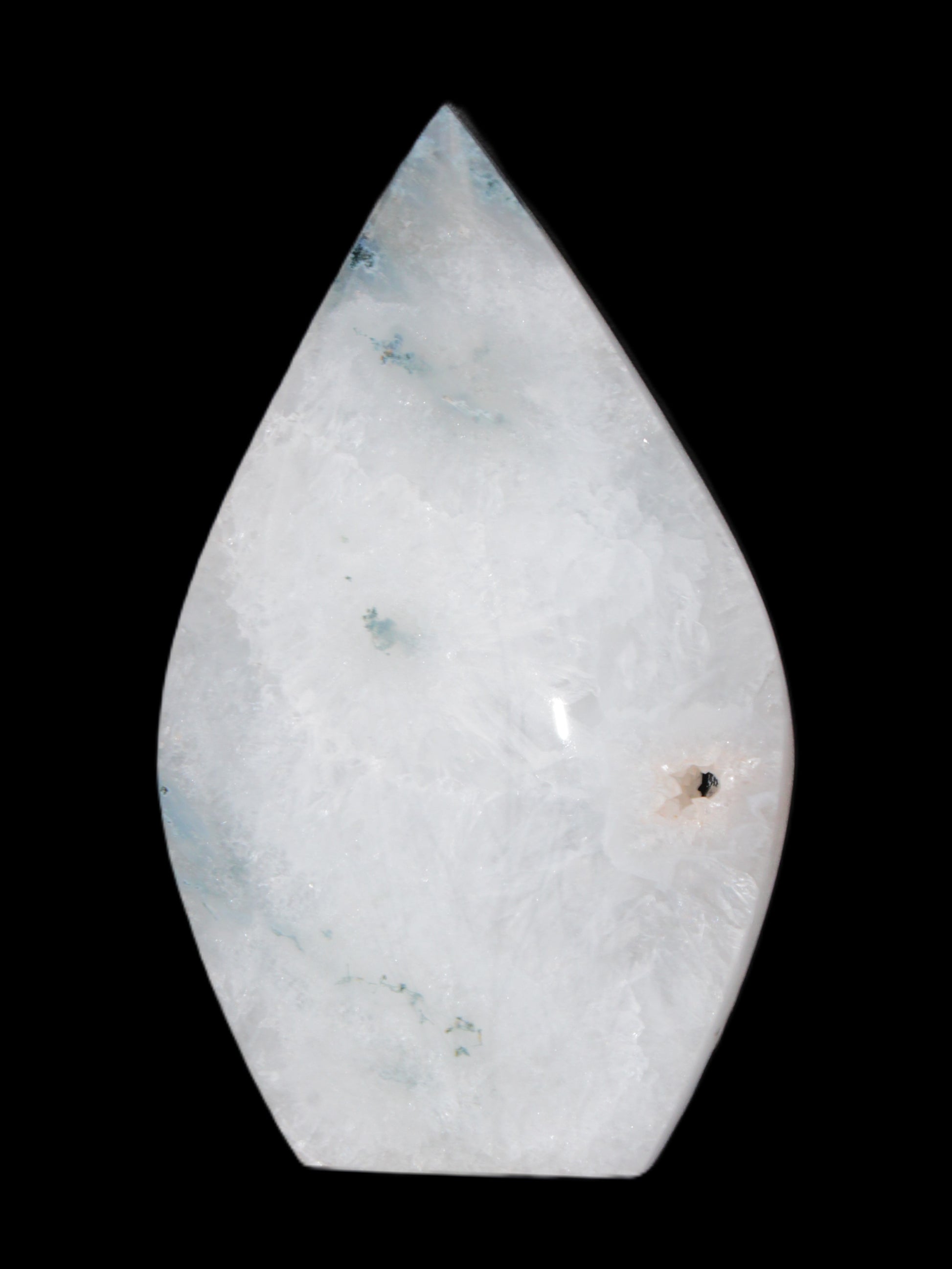 Ocean Grass Agate water drop 81*30*137mm 462g
