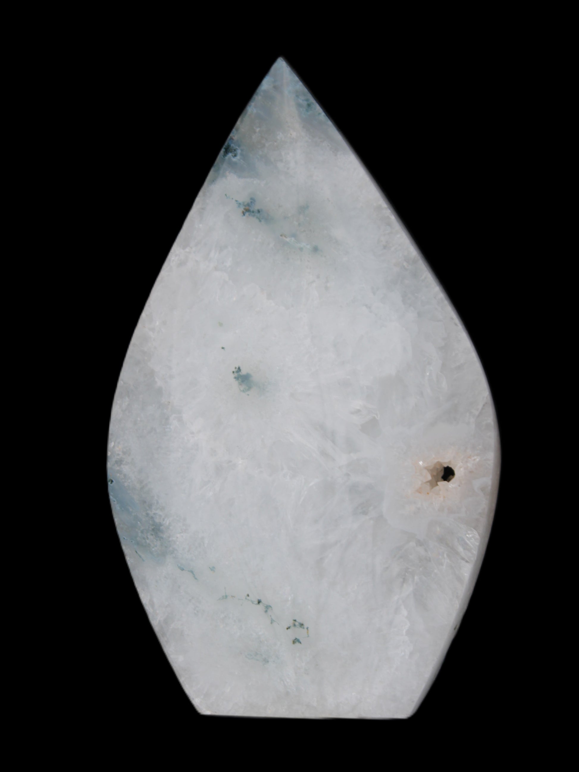 Ocean Grass Agate water drop 81*30*137mm 462g