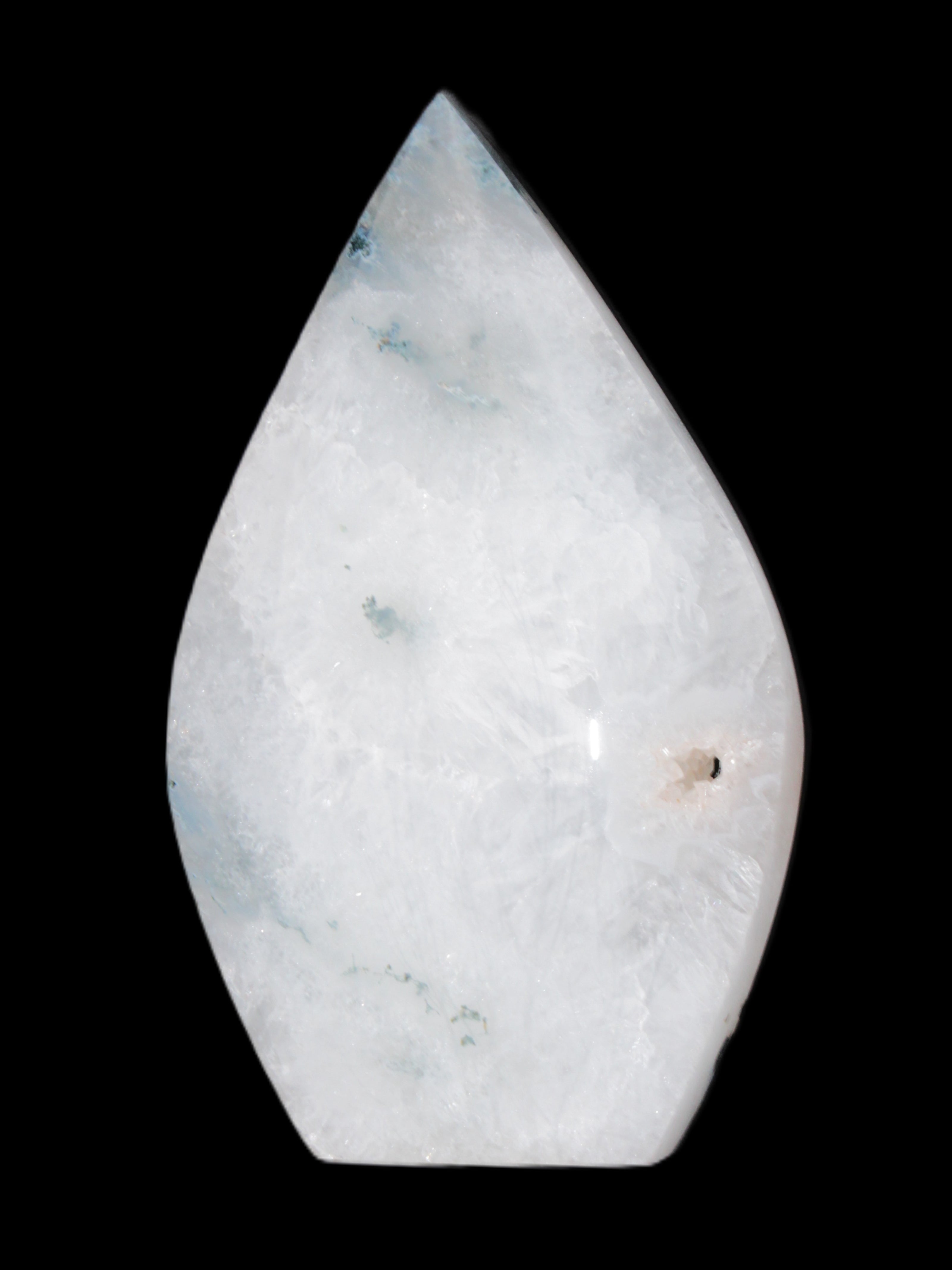 Ocean Grass Agate water drop 81*30*137mm 462g